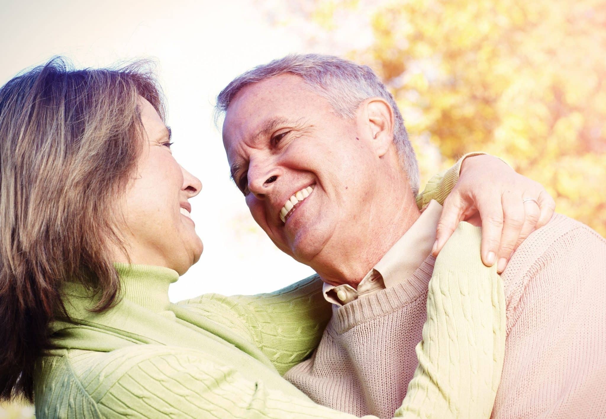 happy couple rejoicing over having no TriMix Side Effects