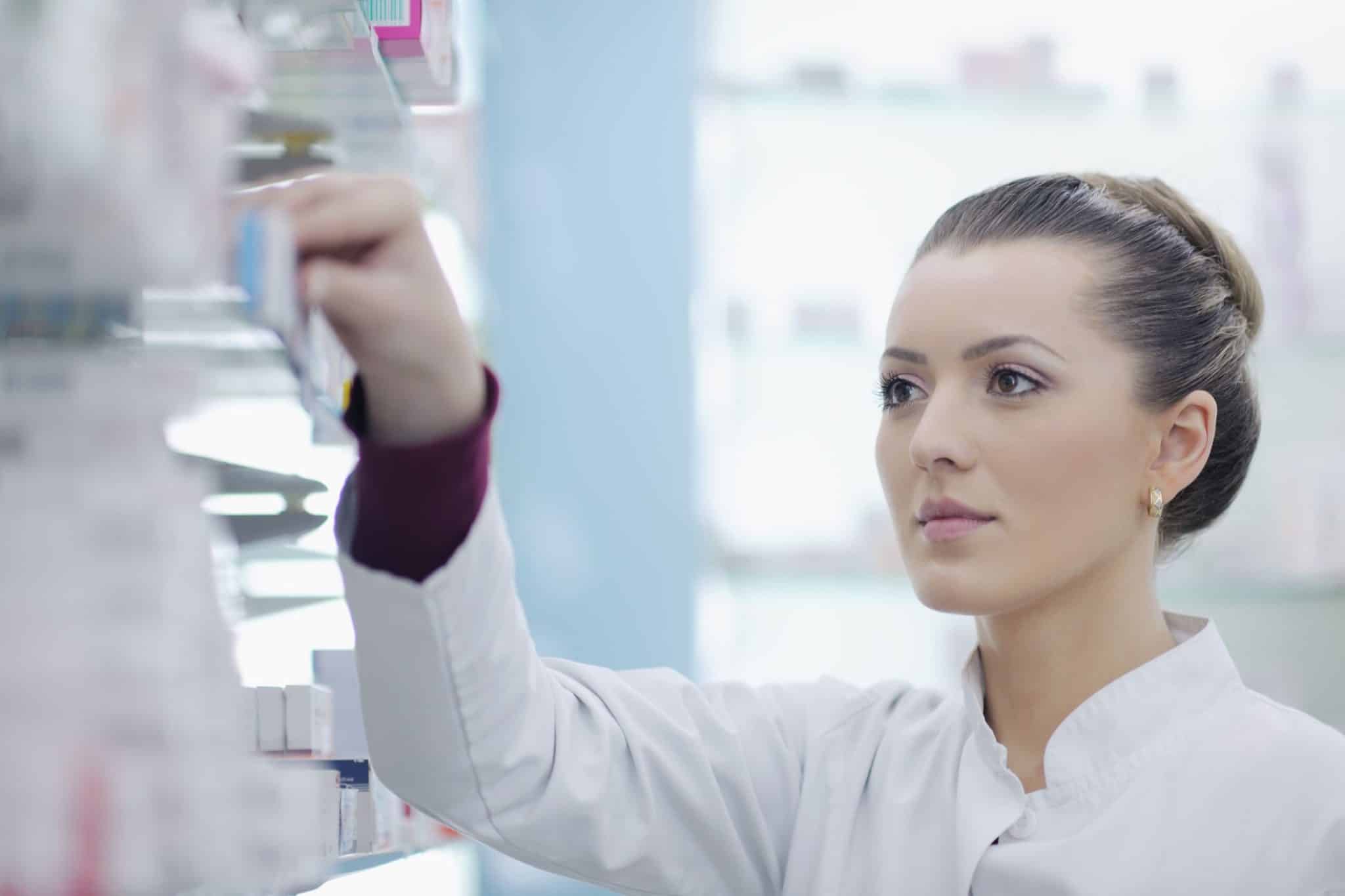 Pharmacist Creating Medication at Olympia Compounding Pharmacy